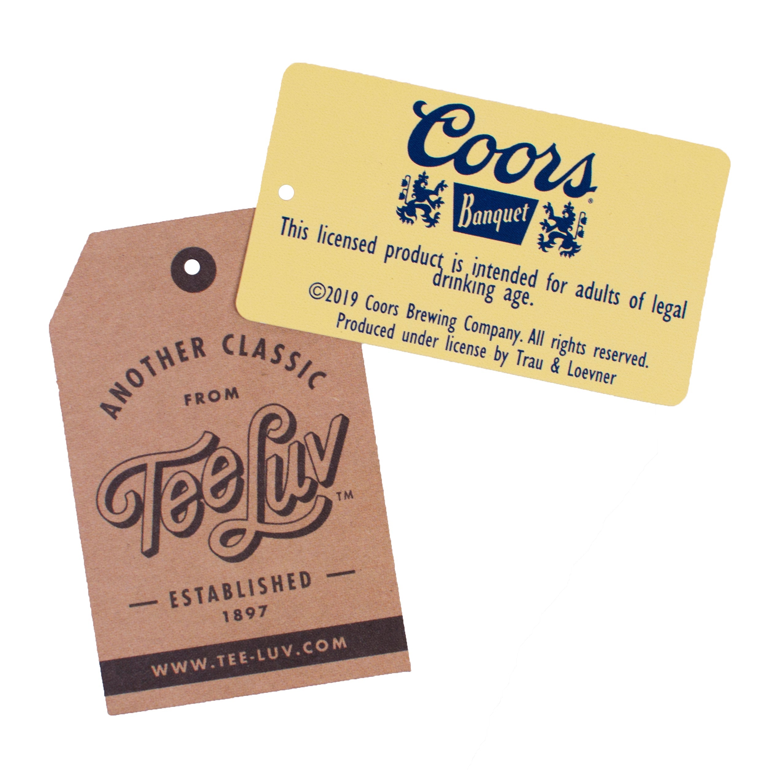 Coors Banquet Since 1873 Front and Back Print T-Shirt - Athletic Heather Gray